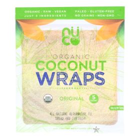 Nuco Original Organic Coconut Wraps - Case Of 12 - 2.47 Oz