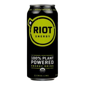 Riot Energy - Enrg Drink Citrus Lime - Case Of 12-16 Oz